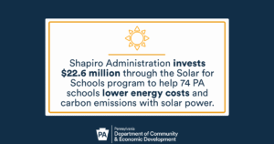 Pennsylvania Schools Receive .6M for Solar Panel Installations