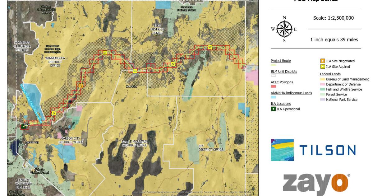 BLM Approves 404-Mile Fiber Optic Project to Enhance Nevada Broadband