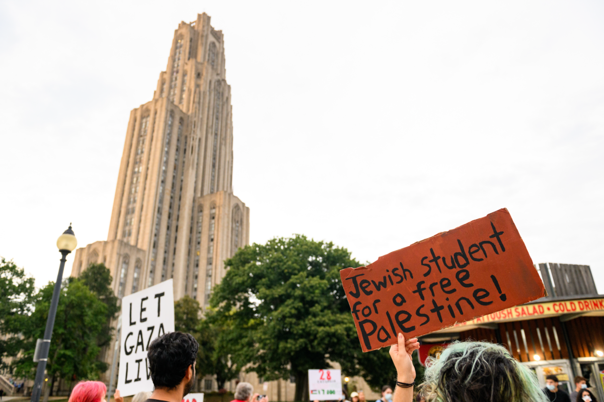 Pro-Palestine Rally at Pitt Draws Hundreds Amid Genocide Allegations Pro-Palestine Rally at Pitt Draws Hundreds Amid Genocide Allegations