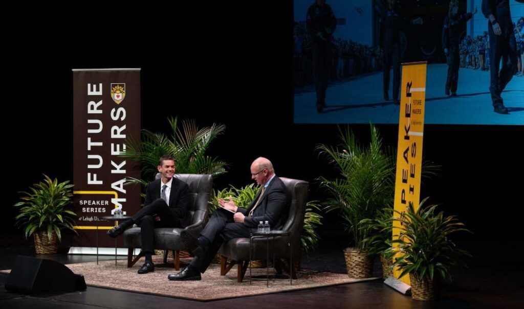 Isaacman Advocates for Space Economy and Inspires Students at Lehigh Event Isaacman Advocates for Space Economy and Inspires Students at Lehigh Event