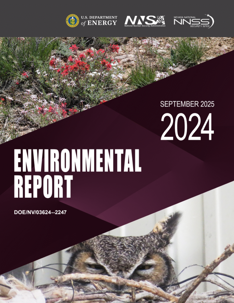 Nevada National Security Site Publishes 2024 Environmental Report