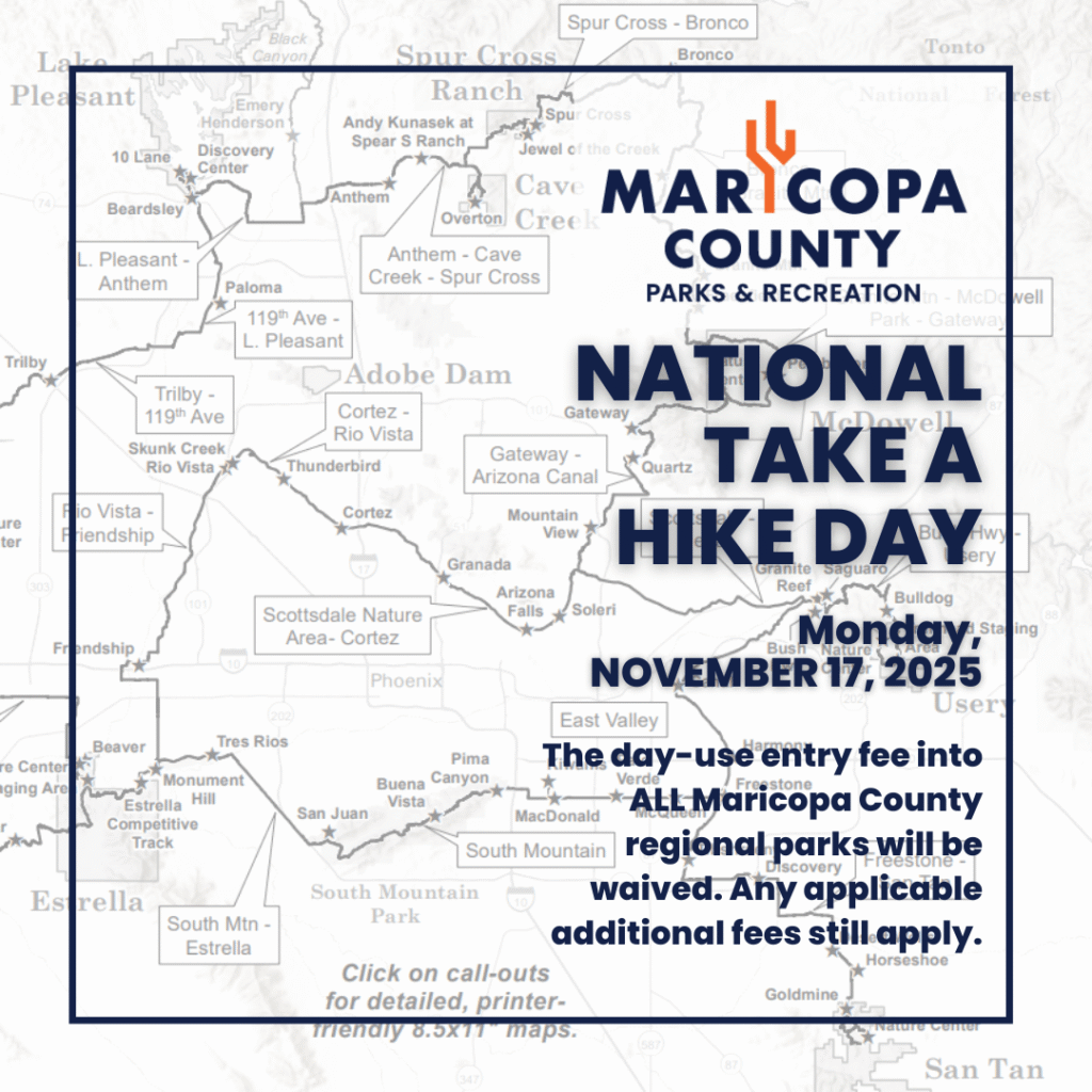 Celebrate National Take a Hike Day with Free Park Entry in Maricopa County
