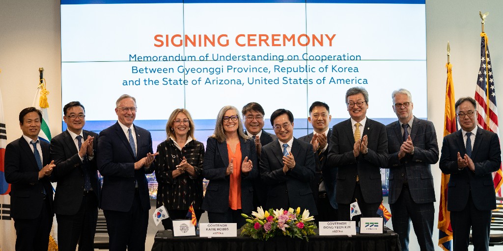 Arizona and Gyeonggi Province Sign MOU to Boost Economic Collaboration