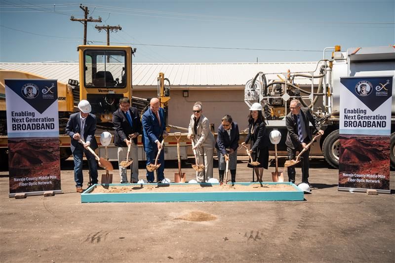 Navajo County Breaks Ground on 100-Mile Fiber Network for Broadband