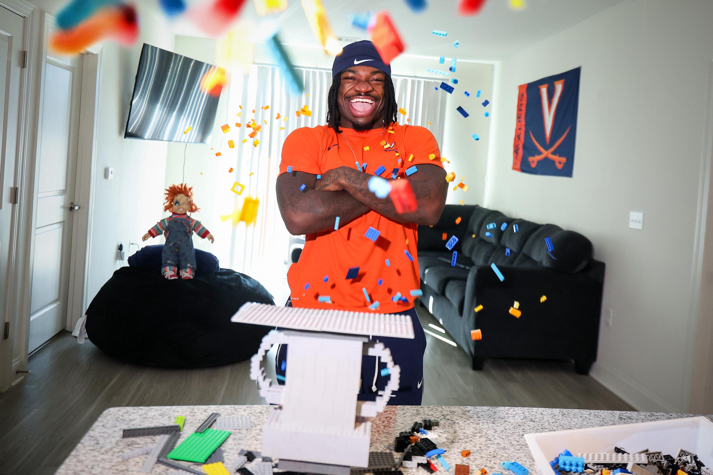 UVA’s J’Mari Taylor: From Football Star to Lego Enthusiast