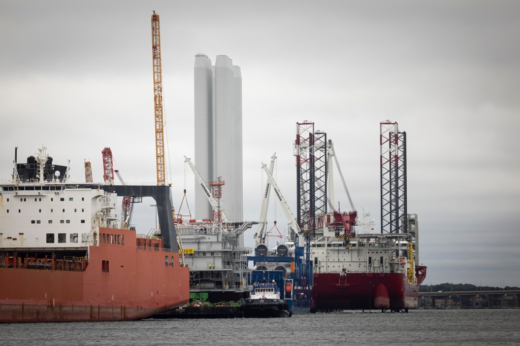 Dominion Energy Installs First Turbine Tower at Virginia Offshore Wind Farm