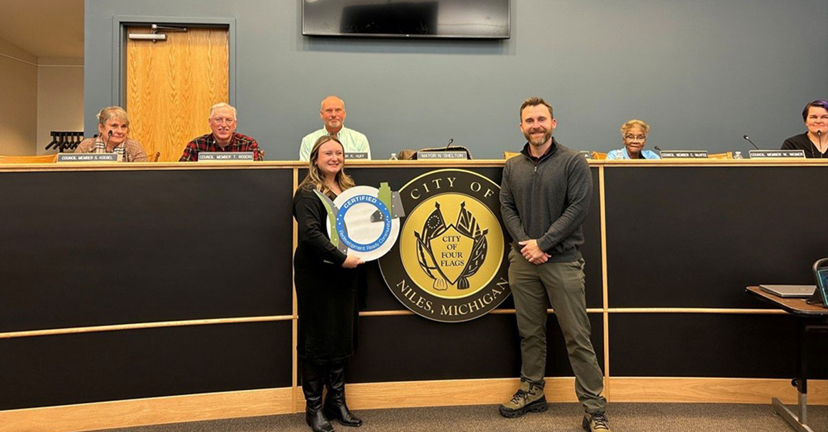 Niles Earns Redevelopment Ready Certification from MEDC for Growth