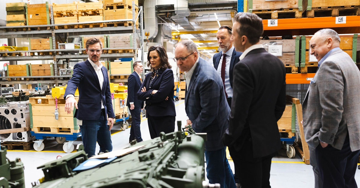 Governor Whitmer’s Germany Mission Spurs M RENK Expansion in Michigan