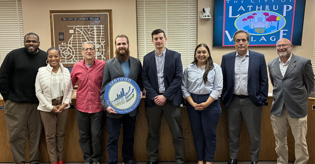 Lathrup Village Earns Redevelopment Ready Certification in Michigan