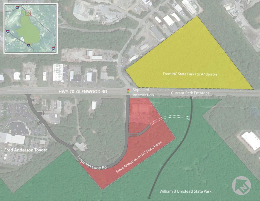 North Carolina’s Umstead Park to Get Safer Entrance After Land Swap