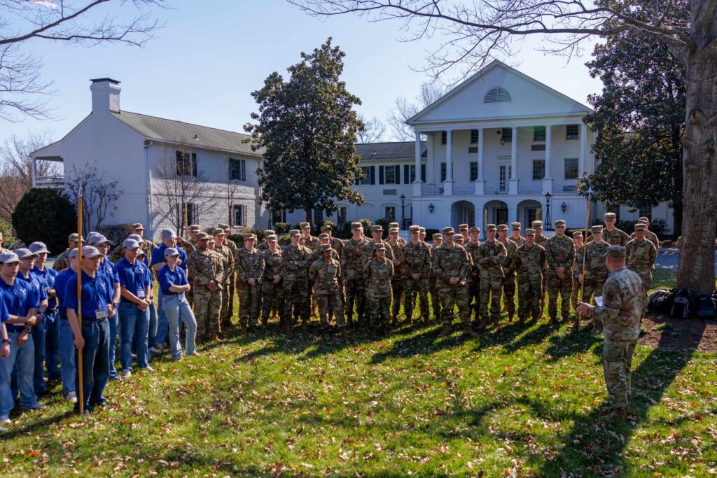 Air Force ROTC Cadets Conduct Leadership Exercise at Sycamore Hill