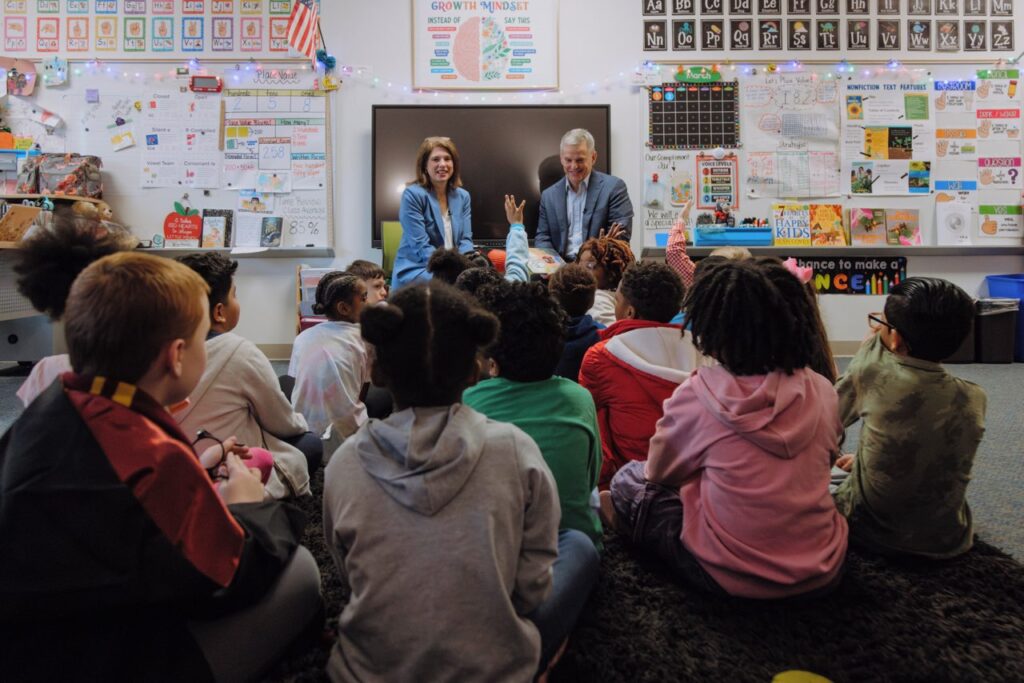 Governor and First Lady Celebrate Read Across America Day in Wake County