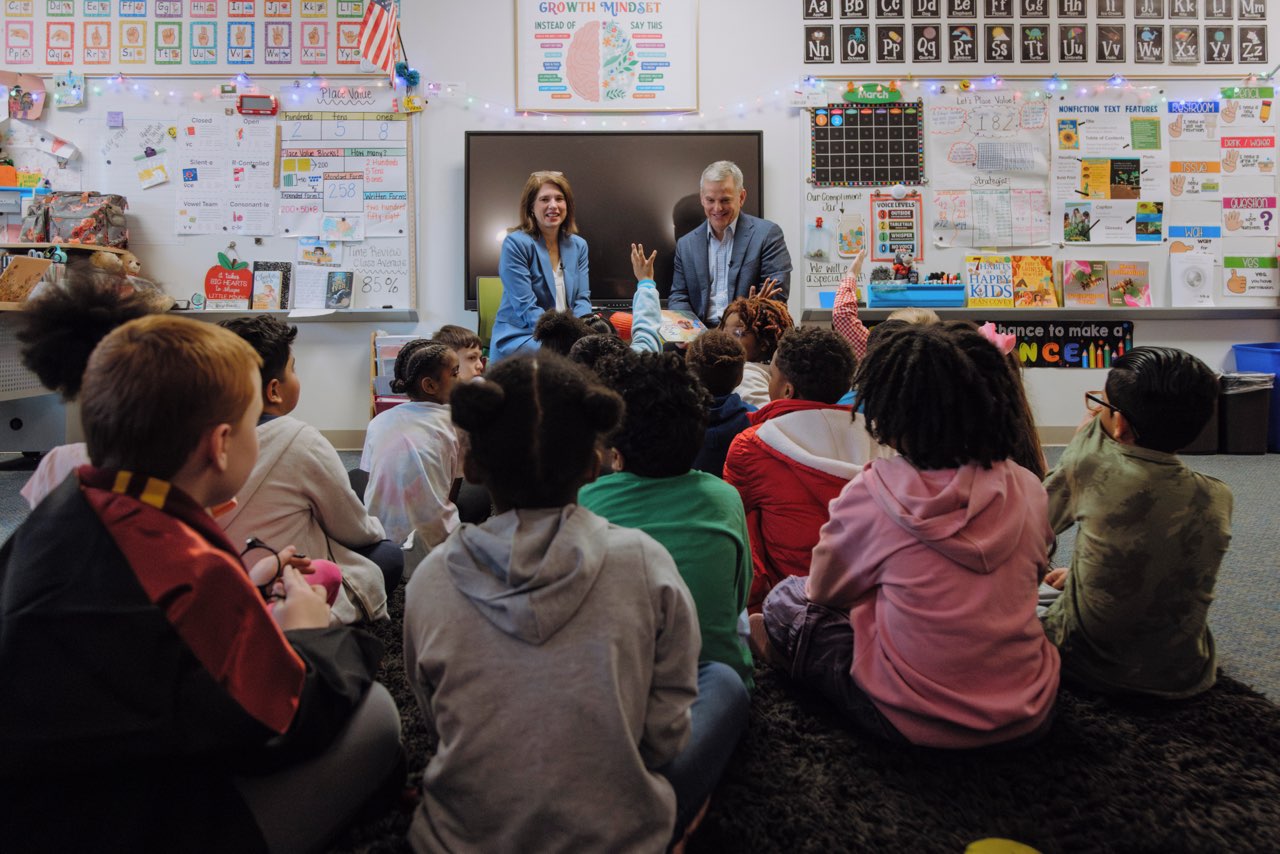 Governor and First Lady Celebrate Read Across America Day in Wake County