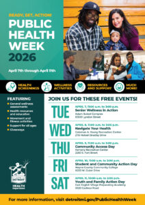 Detroit Hosts Public Health Week 2026: Free Services and Events