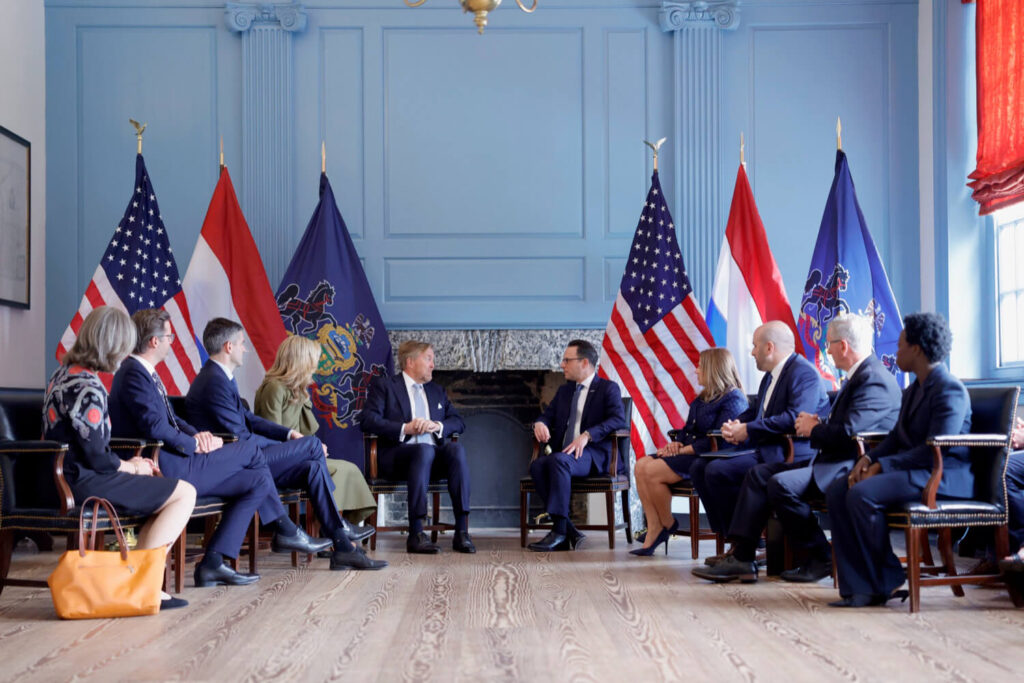 Governor Shapiro Hosts Dutch Royals in Philadelphia for Economic Talks