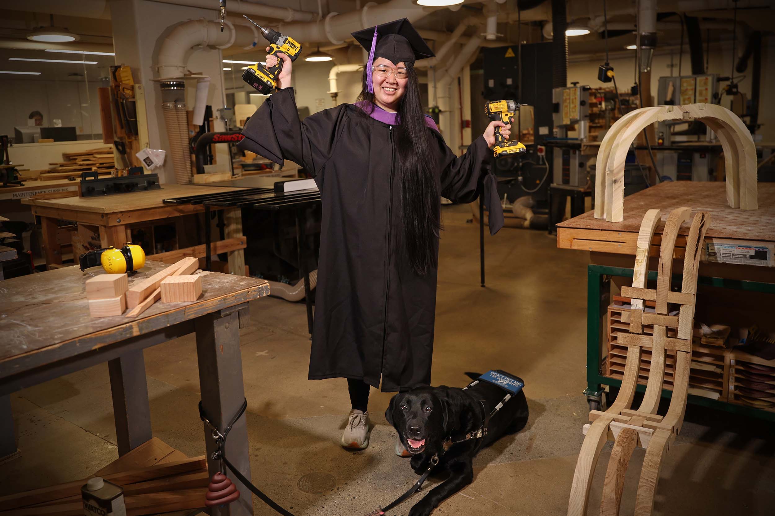 Legally Blind Student Achieves Architecture Dream with Guide Dog Brizzy Legally Blind Student Achieves Architecture Dream with Guide Dog Brizzy