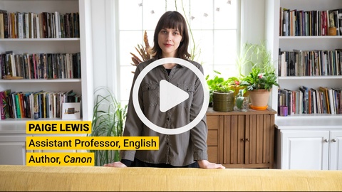 Paige Lewis: Epic Poetry, Novel “Canon,” and a Love for Books