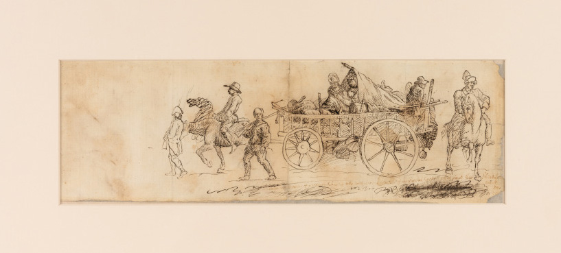 Rare Revolutionary War Sketch of NC Brigade Visits North Carolina