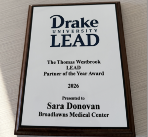 Drake University Honors Sara Donovan as Inaugural LEAD Partner Awardee