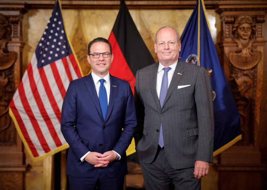 Governor Shapiro, German Ambassador Sign Agreement on Workforce, Economy Governor Shapiro, German Ambassador Sign Agreement on Workforce, Economy