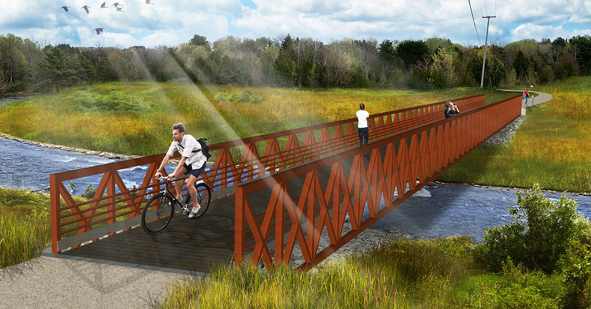 Ottaway Crossing Footbridge: Crowdfunding for 40+ Mile Trail Connection