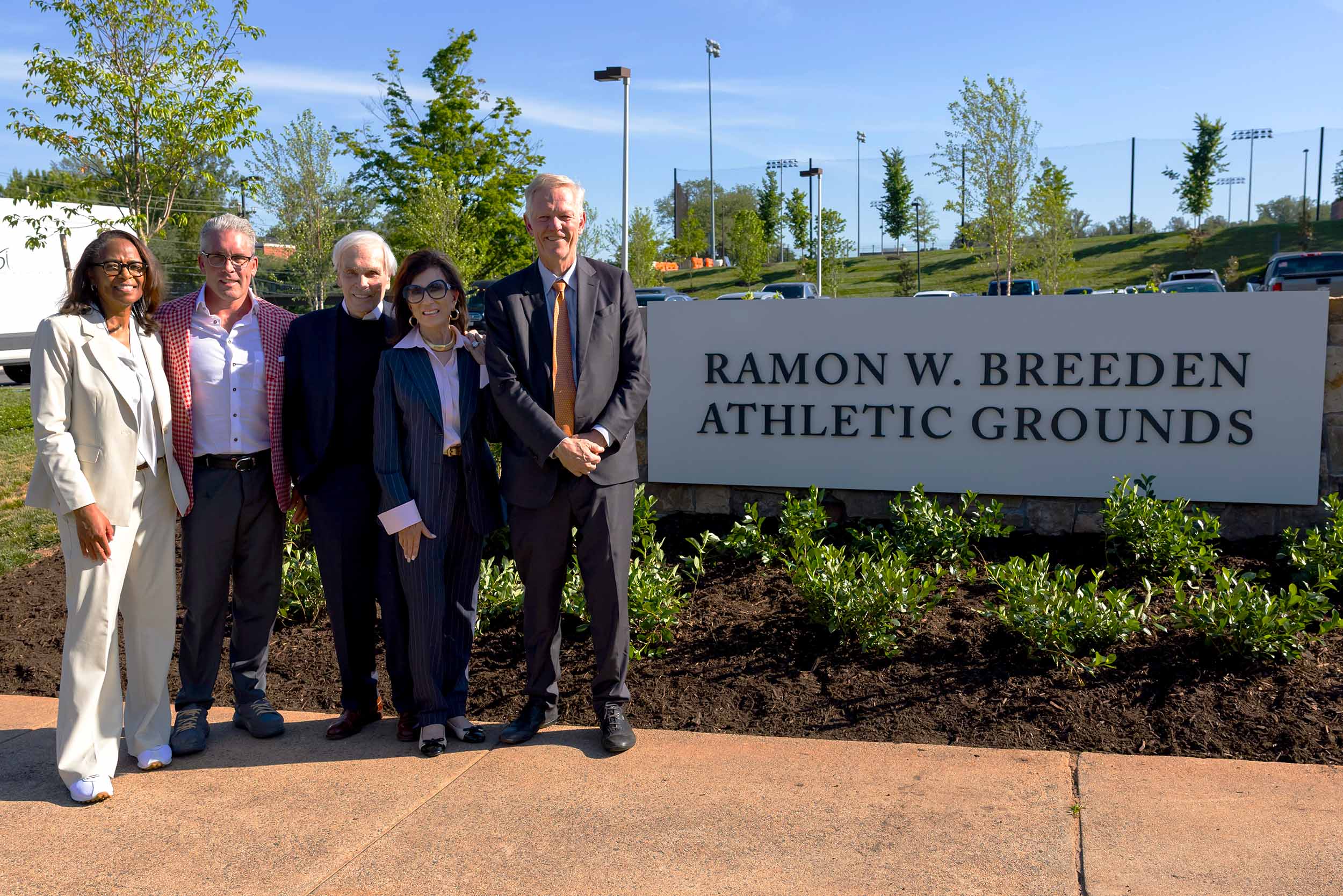 University of Virginia Unveils Ramon W. Breeden Athletic Grounds Name University of Virginia Unveils Ramon W. Breeden Athletic Grounds Name