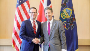 Governor Shapiro Meets British Ambassador to Boost PA-UK Economic Ties