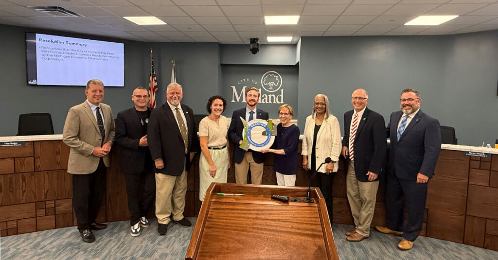 Midland Achieves Redevelopment Ready Certification from MEDC Midland Achieves Redevelopment Ready Certification from MEDC