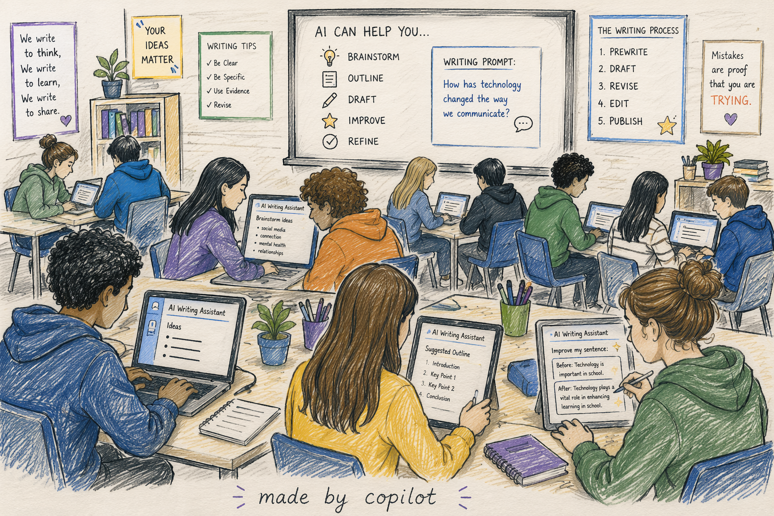 Teaching Students Ethical and Critical Engagement with AI Tools