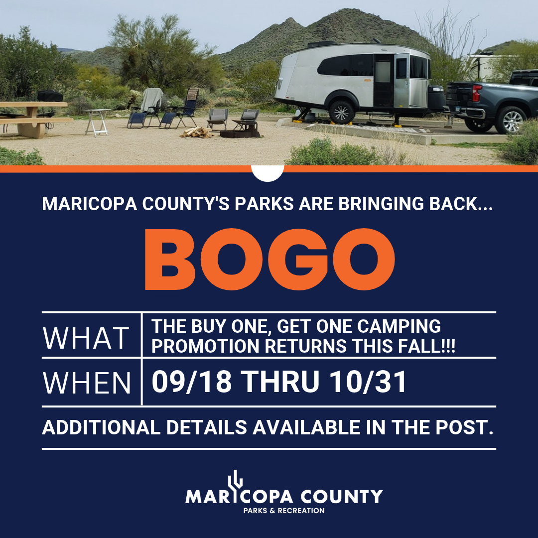 BOGO Camping Promotion Returns for Maricopa County Residents in 2026 BOGO Camping Promotion Returns for Maricopa County Residents in 2026