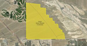 Aerial Map of 940-Acre Site Near Snow Mountain and Tule Springs