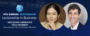 Karen Hao and Nicholas Thompson to Headline Drake University Lecture