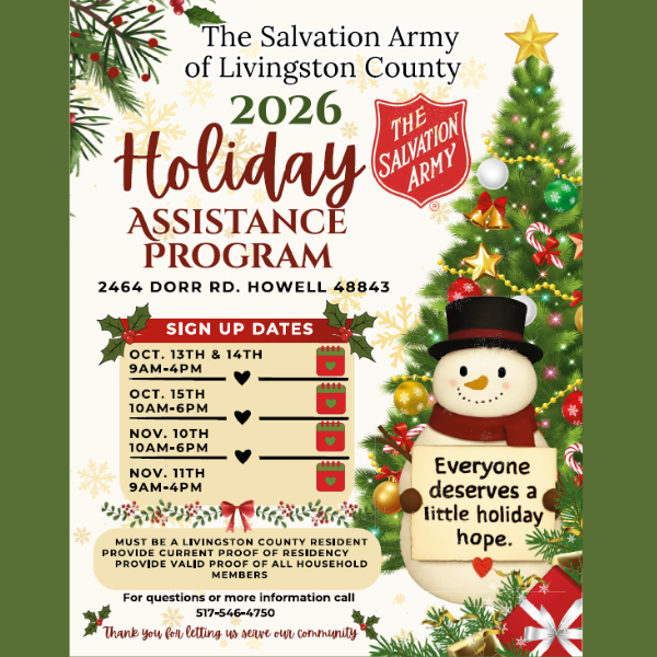 Salvation Army’s 2026 Holiday Assistance Program for Families in Need