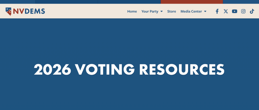 NV Dems Unveils Bilingual Voter Resource Page for 2026 Elections NV Dems Unveils Bilingual Voter Resource Page for 2026 Elections