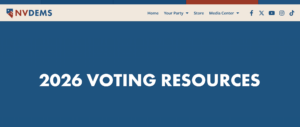 NV Dems Unveils Bilingual Voter Resource Page for 2026 Elections