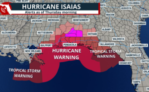 Tropical Storm Isaias Could Become 2026’s First Atlantic Hurricane, Targeting the Florida Panhandle