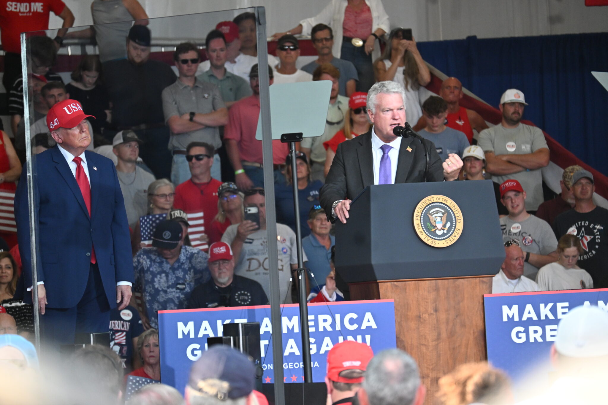 Trump Tells Georgia Supporters to ‘Pretend’ He’s on the Ballot — What That Means for Voter Participation Trump Tells Georgia Supporters to ‘Pretend’ He’s on the Ballot — What That Means for Voter Participation