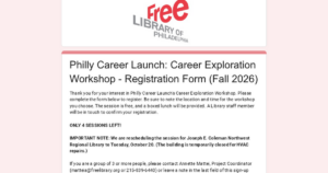 Philly Career Launch Workshop: Explore Careers and Gain Experience